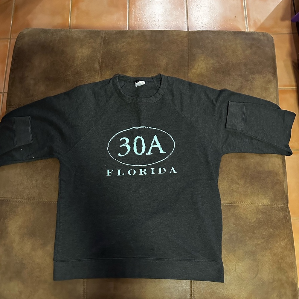 30A Florida Long sleeve, Charcoal, Delta Fleece Brand